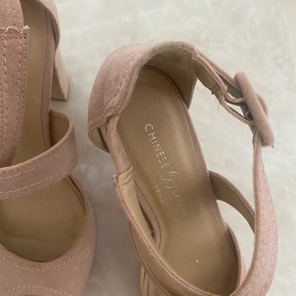 👠Chinese Laundry Pink Strappy Heels 👠 - Picture 4 of 7
